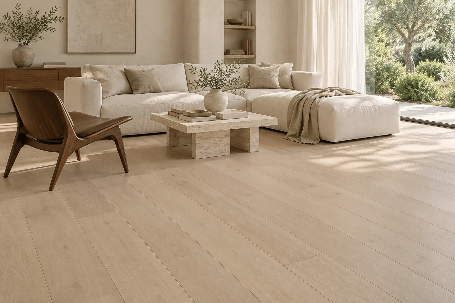 Room inspiration with Natural Oak long planks